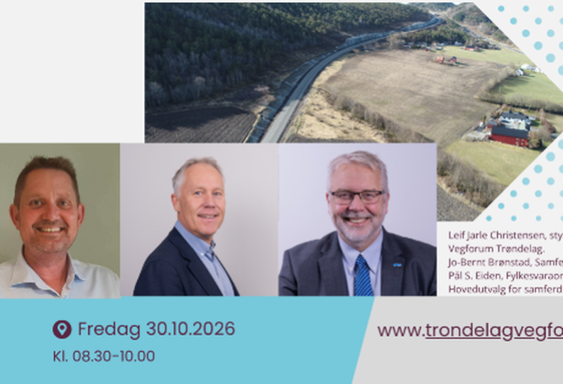 Vegforum Trøndelag: Webinar med Trøndelag Fylkeskommune